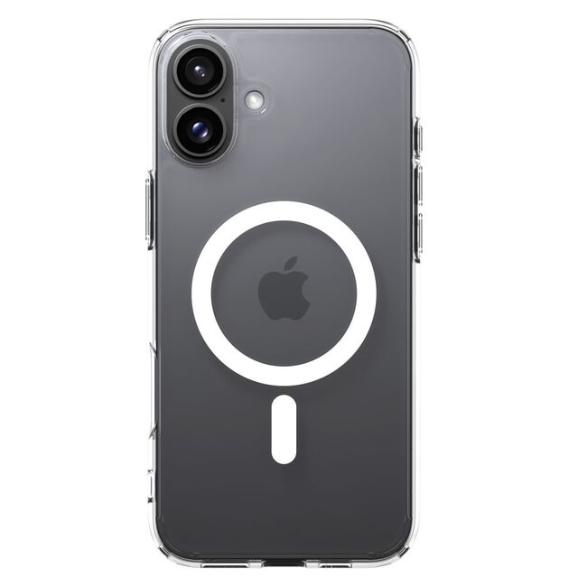 Husa premium pentru  iPhone 16 Plus Spigen Ultra Hybrid MagSafe - alb
