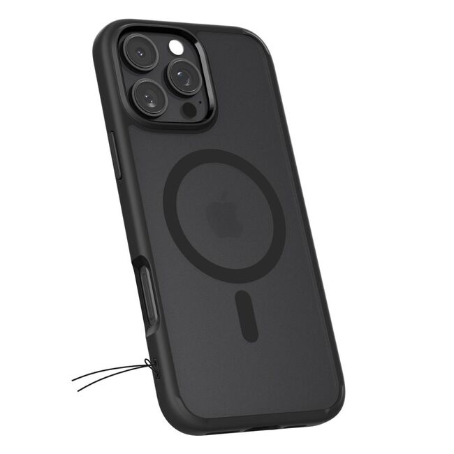 Husa premium pentru  iPhone 16 Pro Spigen ultra hybrid magsafe frost - negru