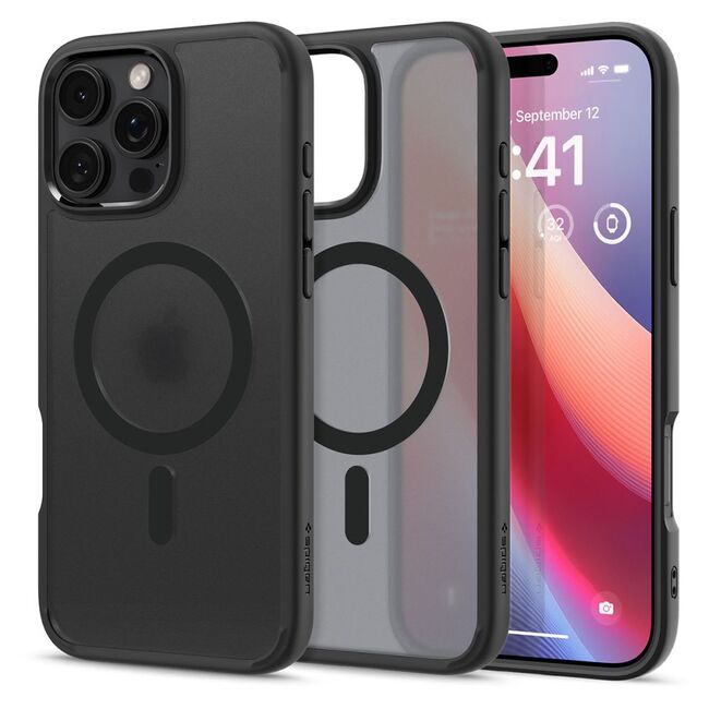 Husa premium pentru  iPhone 16 Pro Max Spigen Ultra Hybrid MagSafe - negru denim