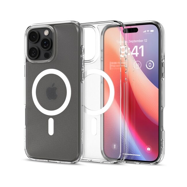 Husa premium pentru  iPhone 16 Pro Max Spigen Ultra Hybrid MagSafe - transparent