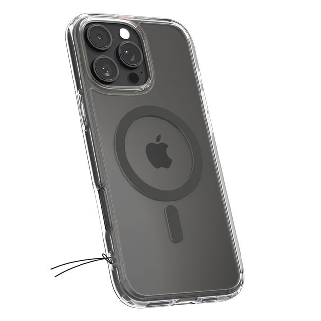Husa premium pentru  iPhone 16 Pro Max Spigen Ultra Hybrid MagSafe transparent - negru