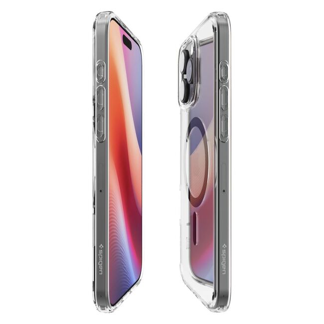 Husa premium pentru  iPhone 16 Pro Max Spigen Ultra Hybrid MagSafe transparent - negru