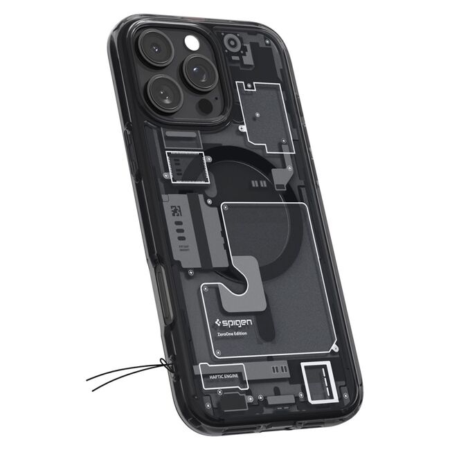 Husa premium pentru  iPhone 16 Pro Spigen Ultra Hybrid Zero One MagSafe - negru