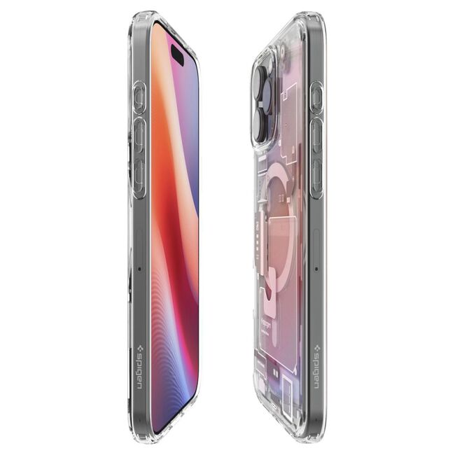 Husa premium pentru  iPhone 16 Pro Max Spigen Ultra Hybrid Zero One MagSafe - alb