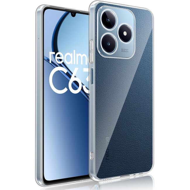Husa pentru Realme C61, Realme C63 Slim Anti-Shock 1.5mm, Transparent