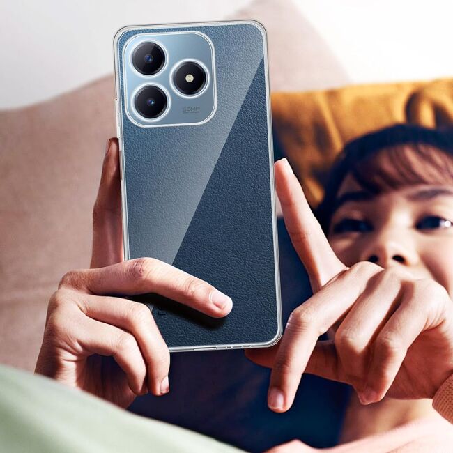 Husa pentru Realme C61, Realme C63 Slim Anti-Shock 1.5mm, Transparent
