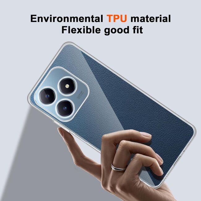 Husa pentru Realme C61, Realme C63 Slim Anti-Shock 1.5mm, Transparent