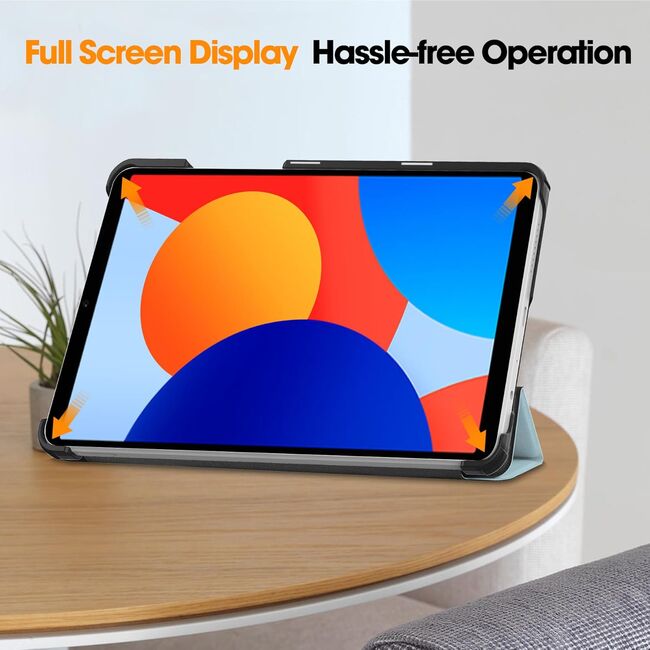 Husa pentru  Xiaomi Redmi Pad SE 8.7 tip stand functie sleep/wake-up, unicorn