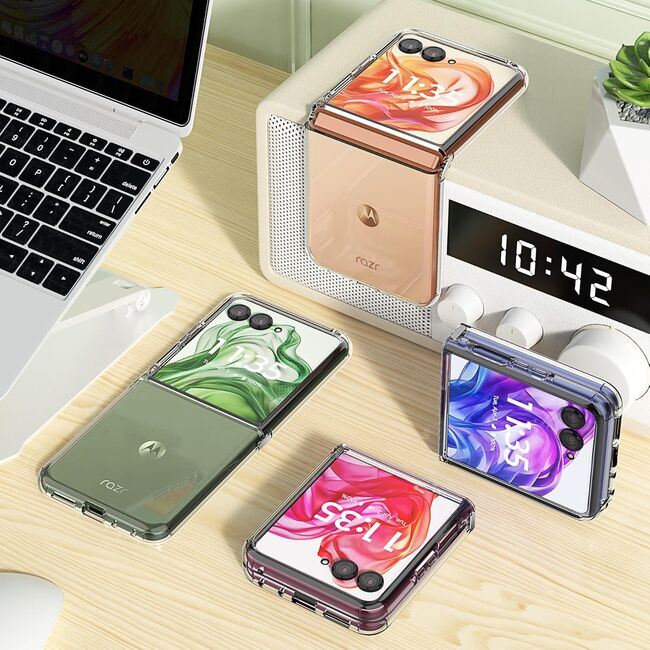 Husa pentru Motorola Razr 50 Anti-Shock 1.5mm, transparent