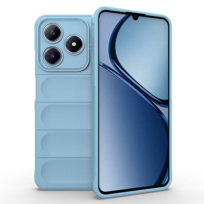 Husa pentru  Realme C61, Realme C63 Liquid Silicone, Microfibre Lining, Non-Slip Airbag Design, albastru