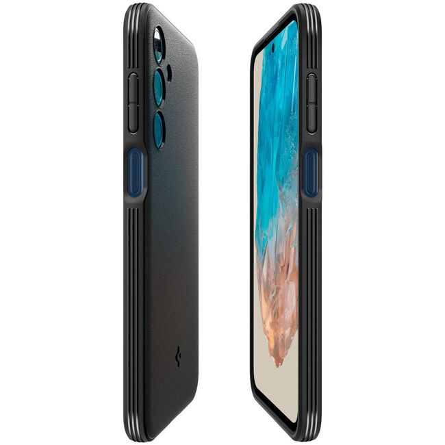 Husa Samsung Galaxy M35 Spigen Essential Sand Blast, negru mat