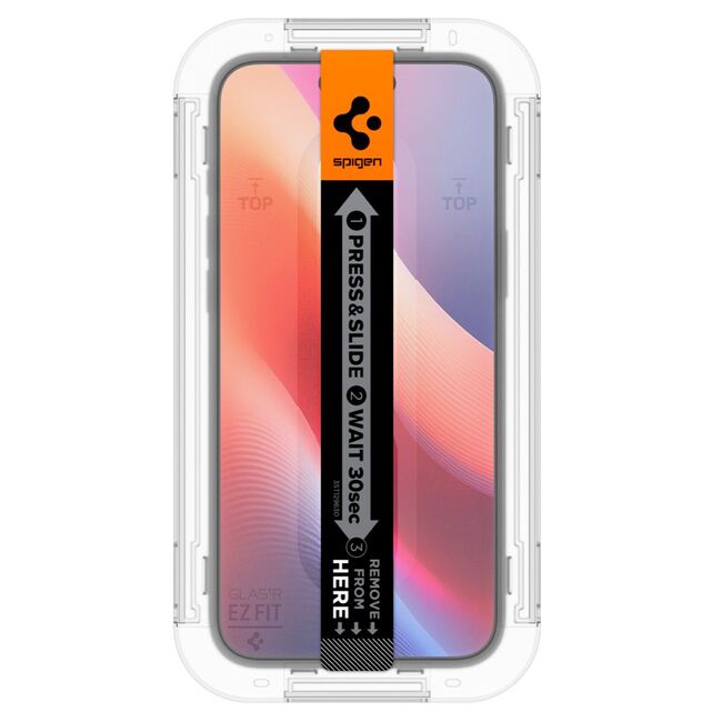 [Pachet 2x] Folie iPhone 16 Spigen Glas.tR EZ Fit, privacy