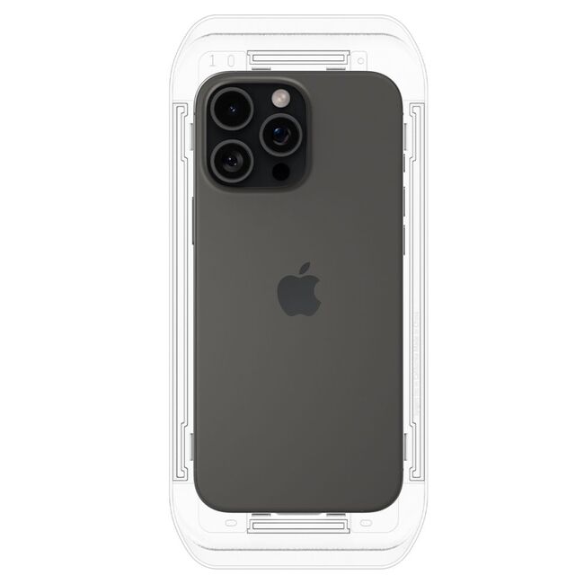 Set 2 x Folie sticla Spigen - glas.tr ez-fit (2 pack) - iphone 16 pro max - privacy