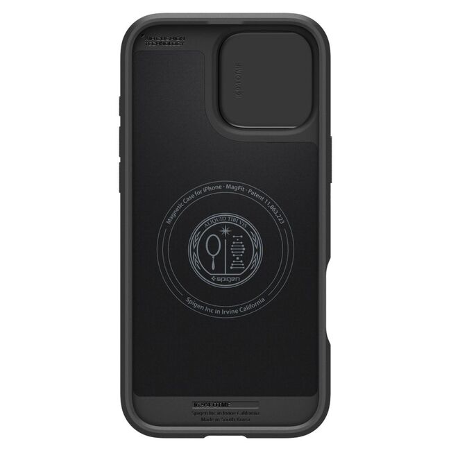 Husa premium pentru  iPhone 16 Pro Max Spigen - Optik Armor - Negru denim