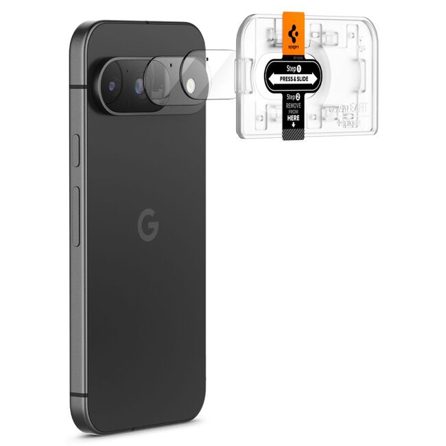Set 2 x Folie Spigen - optik.tr ez fit camera glass (2 pack) - google pixel 9 - clear