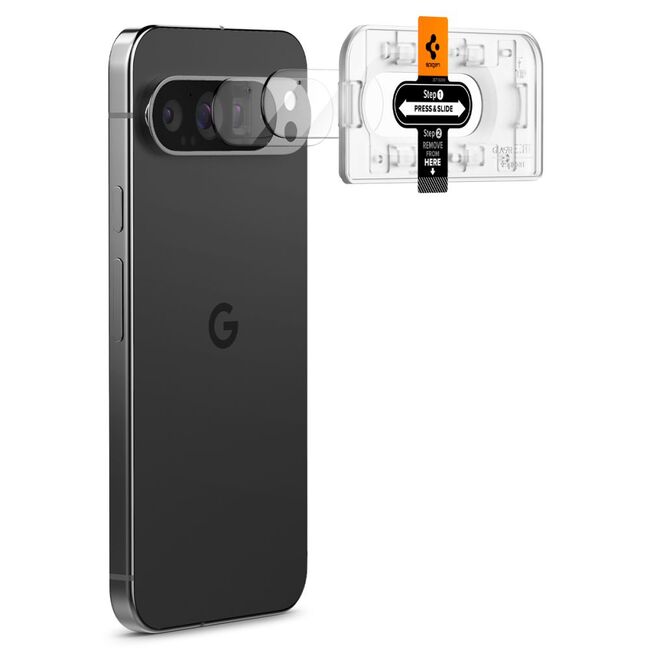 Set 2 x Folie Spigen - optik.tr ez fit camera glass (2 pack) - google pixel 9 pro - clear