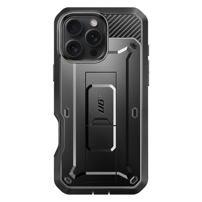 Husa 360 iPhone 16 Pro Supcase Unicorn Beetle Pro, negru