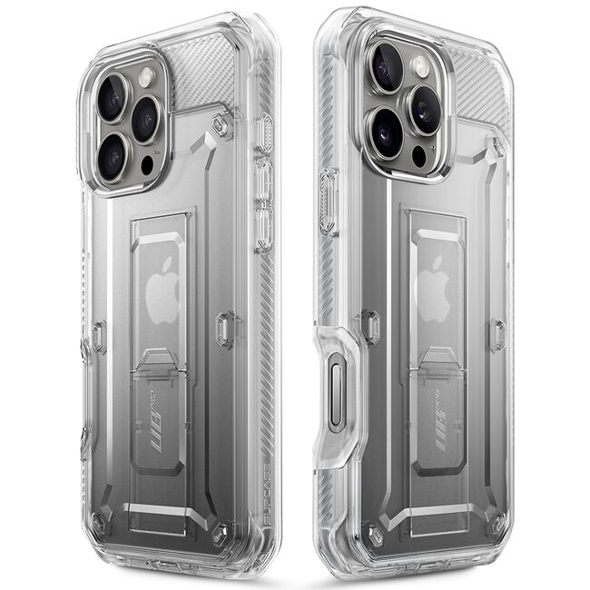 Husa 360 iPhone 16 Pro Max Supcase Unicorn Beetle Pro, transparenta