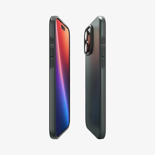 Husa premium pentru  iPhone 16 Pro Spigen thin fit magsafe - verde