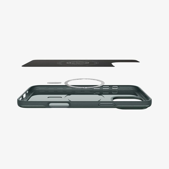 Husa premium pentru  iPhone 16 Pro Spigen thin fit magsafe - verde