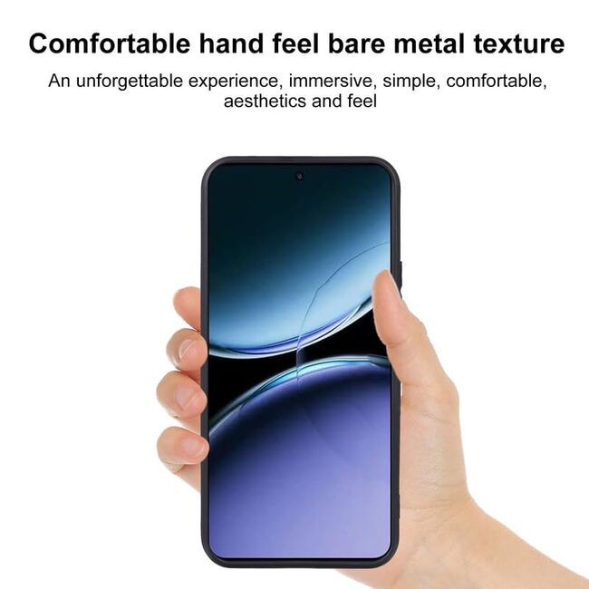 Husa pentru  OnePlus Nord 4 Liquid Silicone, subțire, captusita cu microfibra, anti amprentă, protectie cameră foto, albastru