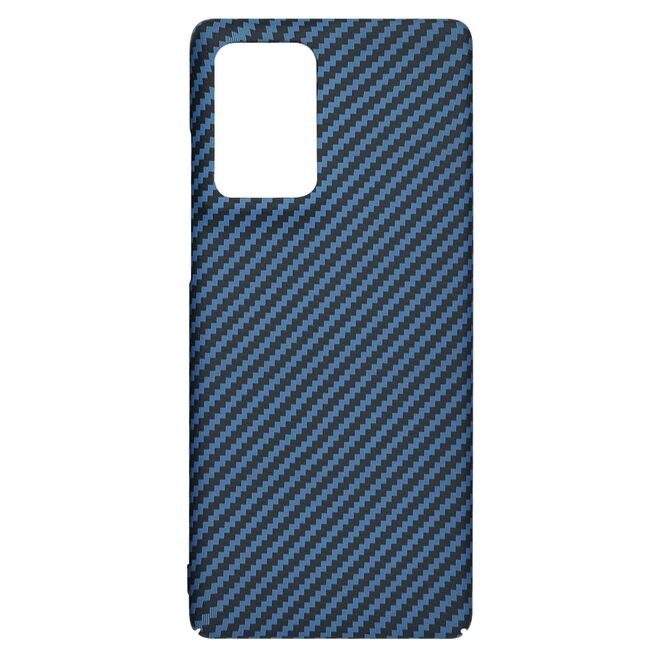 Husa pentru  Motorola Edge 50 Fusion CarbonFiber UltraSlim, Lightweight, albastru