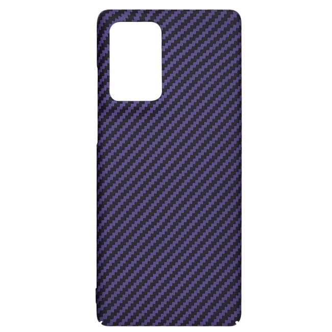 Husa pentru  Motorola Edge 50 Fusion CarbonFiber UltraSlim, Lightweight, mov