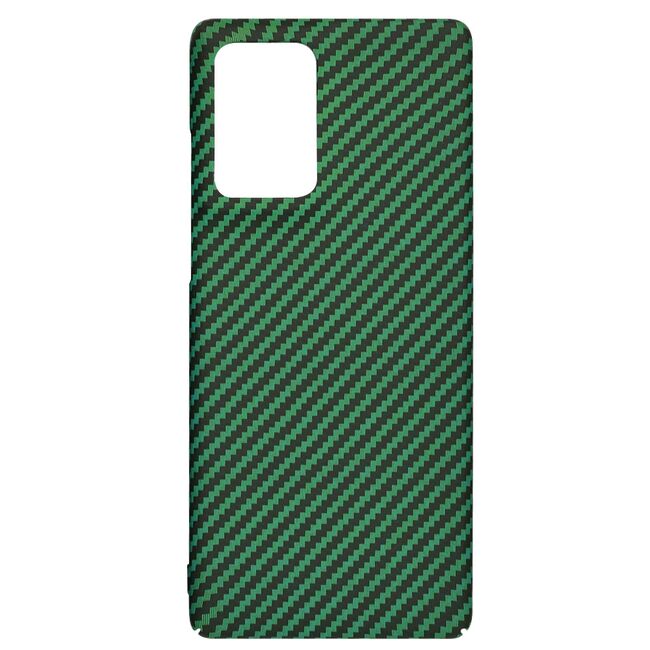 Husa pentru  Motorola Edge 50 Fusion CarbonFiber UltraSlim, Lightweight, verde
