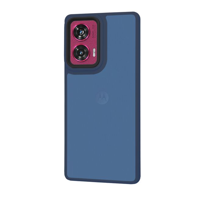 Husa pentru  Motorola Edge 50 Fusion Ghost Series frosted - albastru