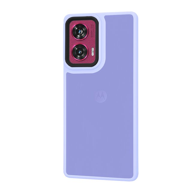Husa pentru  Motorola Edge 50 Fusion Ghost Series frosted - mov