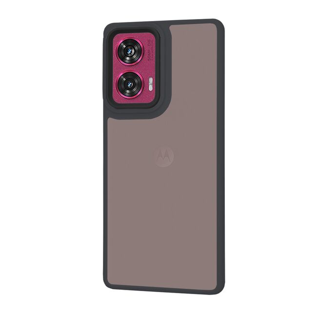 Husa pentru  Motorola Edge 50 Fusion Ghost Series frosted - negru