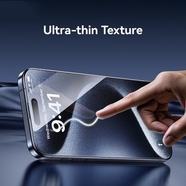 Folie sticla pentru iPhone 16 Plus 111d Full Cover / Full Glue tempered glass - margini negre