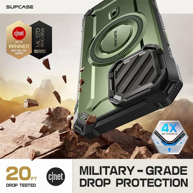 Husa iPhone 16 Supcase Unicorn Beetle XT MagSafe, verde