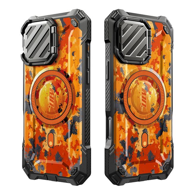Husa iPhone 16 Pro Max Supcase Unicorn Beetle XT MagSafe, portocaliu
