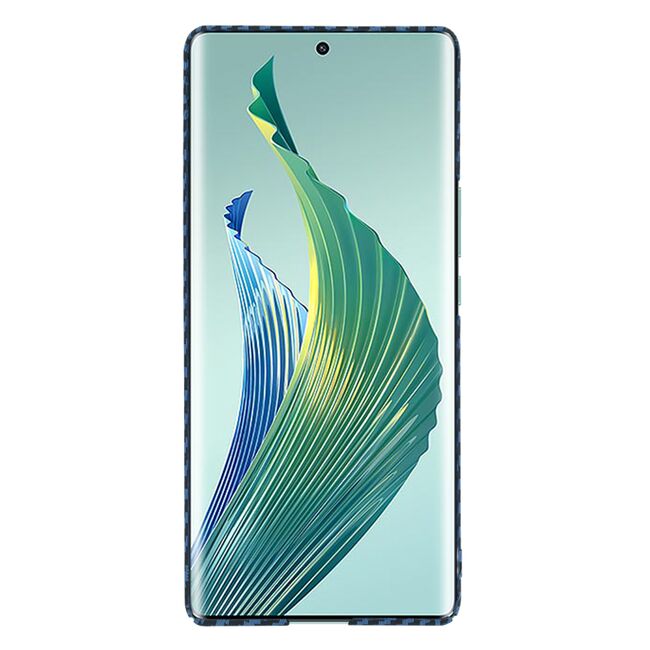 Husa pentru  Honor Magic 5 Lite CarbonFiber UltraSlim, Lightweight, albastru