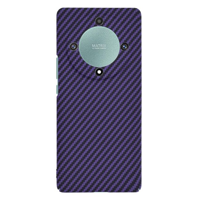 Husa pentru  Honor Magic 5 Lite CarbonFiber UltraSlim, Lightweight, mov