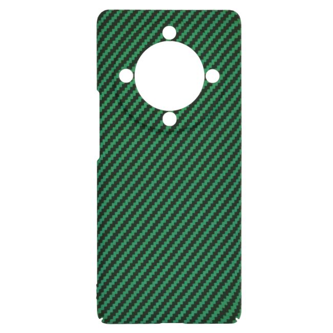 Husa pentru  Honor Magic 5 Lite CarbonFiber UltraSlim, Lightweight, verde