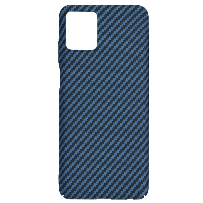 Husa pentru  Motorola Moto G32 CarbonFiber UltraSlim, Lightweight, albastru