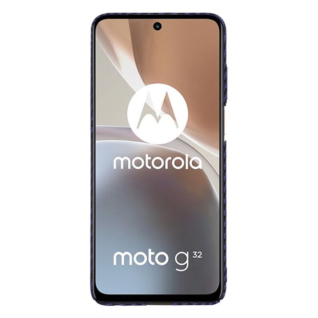 Husa pentru  Motorola Moto G32 CarbonFiber UltraSlim, Lightweight, mov