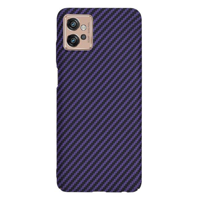 Husa pentru  Motorola Moto G32 CarbonFiber UltraSlim, Lightweight, mov