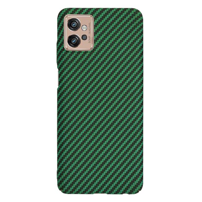 Husa pentru  Motorola Moto G32 CarbonFiber UltraSlim, Lightweight, verde
