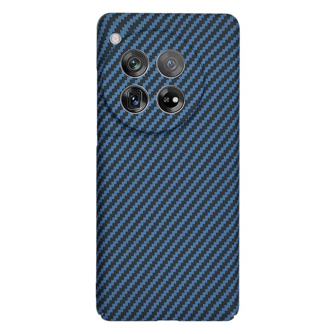 Husa pentru  OnePlus 12 CarbonFiber UltraSlim, Lightweight, albastru