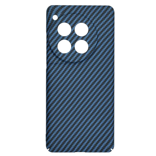 Husa pentru  OnePlus 12 CarbonFiber UltraSlim, Lightweight, albastru