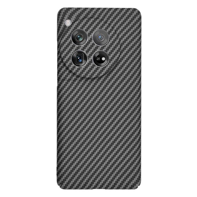 Husa pentru  OnePlus 12 CarbonFiber UltraSlim, Lightweight, negru