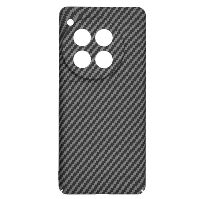 Husa pentru  OnePlus 12 CarbonFiber UltraSlim, Lightweight, negru