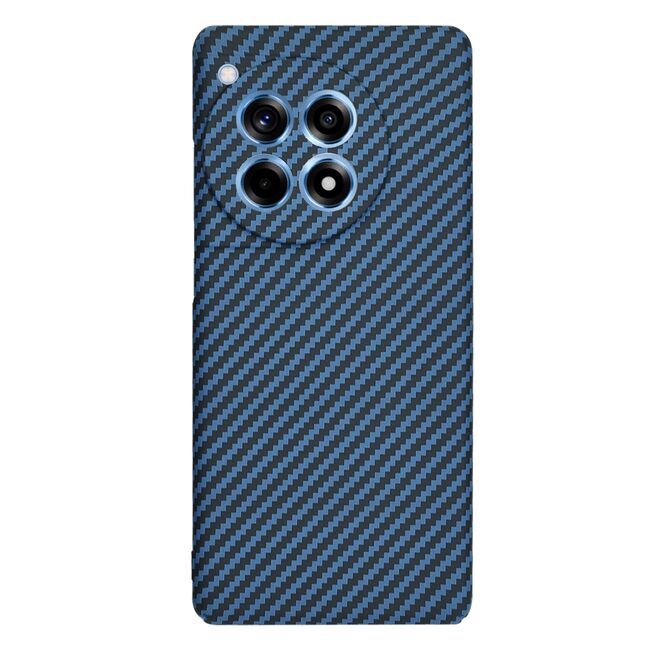Husa pentru  OnePlus 12R CarbonFiber UltraSlim, Lightweight, albastru