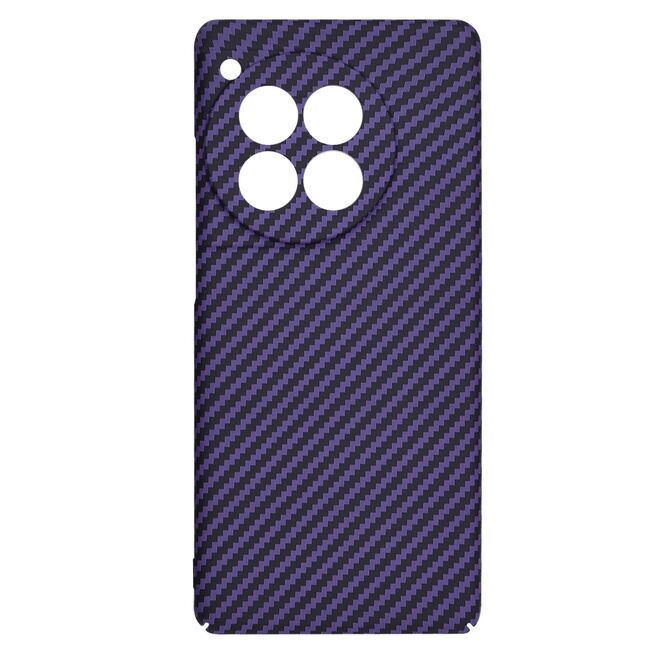 Husa pentru  OnePlus 12R CarbonFiber UltraSlim, Lightweight, mov