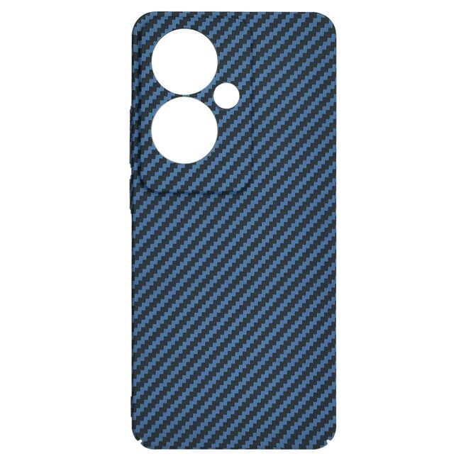 Husa pentru  Oppo Reno 11F CarbonFiber UltraSlim, Lightweight, albastru