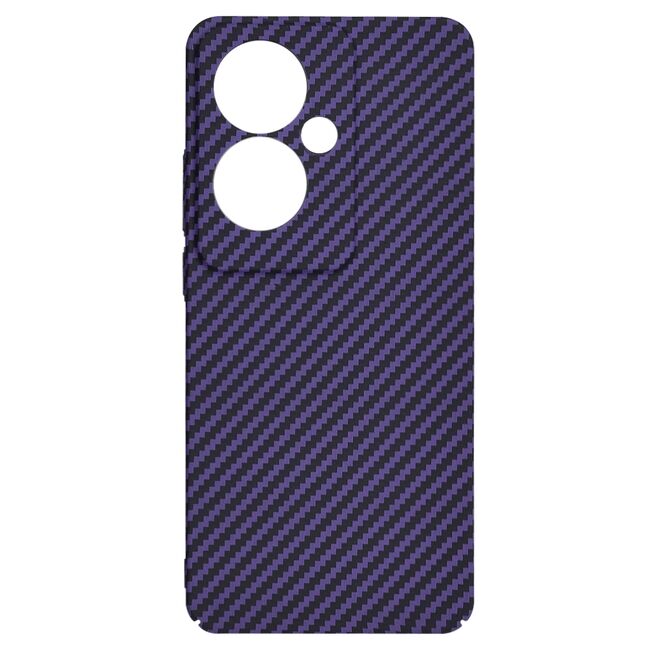 Husa pentru  Oppo Reno 11F CarbonFiber UltraSlim, Lightweight, mov