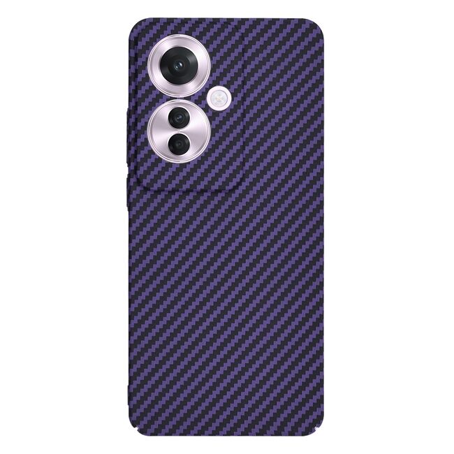 Husa pentru  Oppo Reno 11F CarbonFiber UltraSlim, Lightweight, mov